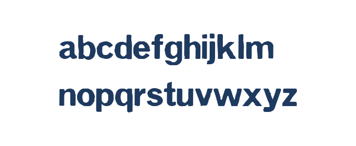 Letrashatt Regular Lowercase