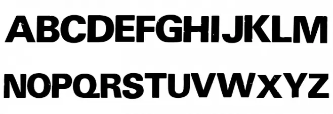 Letrashit Regular Font UPPERCASE