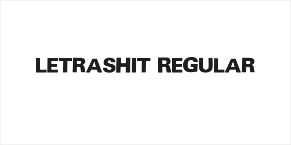 Letrashit Regular Logo