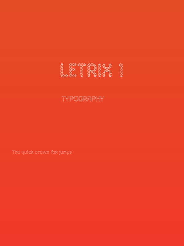 Letrix 1 Poster