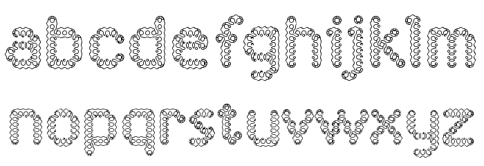 Letrix 1 Font LOWERCASE