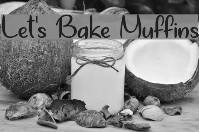 Let's Bake Muffins Example 1