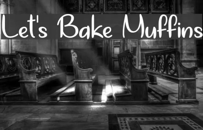 Let's Bake Muffins Example 2