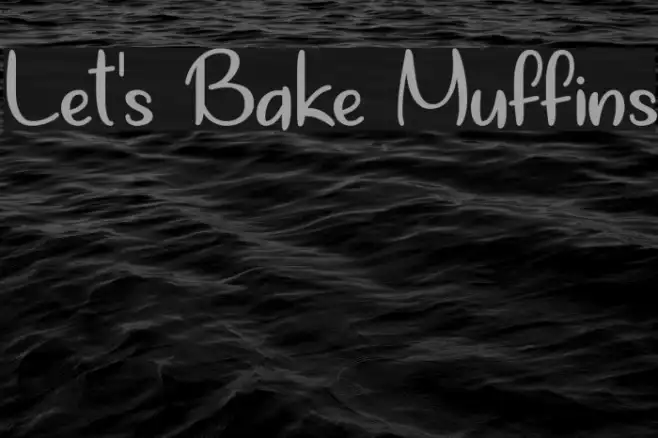 Let's Bake Muffins Example 3