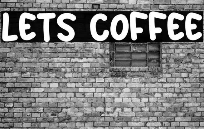 Lets Coffee Caratteri examples