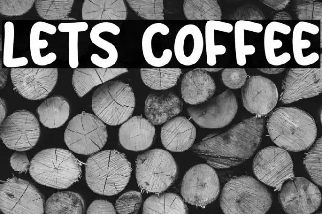 Lets Coffee Caratteri examples