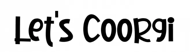 Let's Coorgi  Descarca Fonturi Gratis