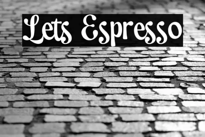 Lets Espresso Example 1