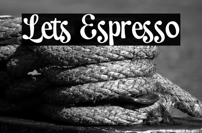 Lets Espresso Example 3