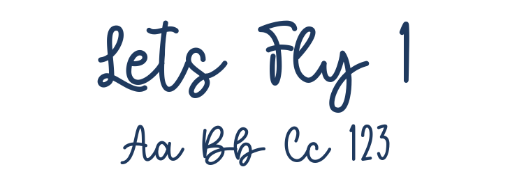 Lets Fly 1 Font Preview