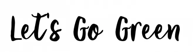Let's Go Green  تنزيل الخطوط