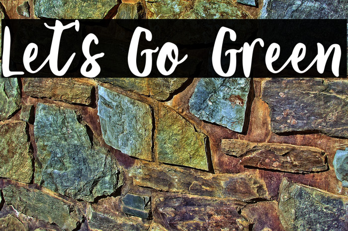 Let's Go Green Example 3