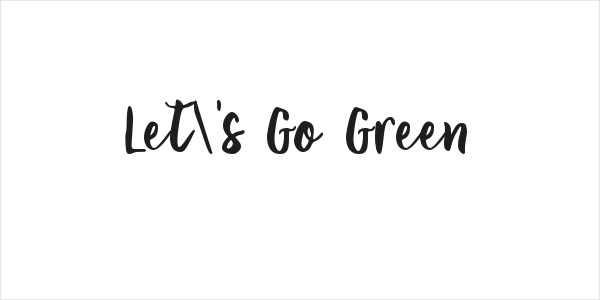 Let's Go Green Logo