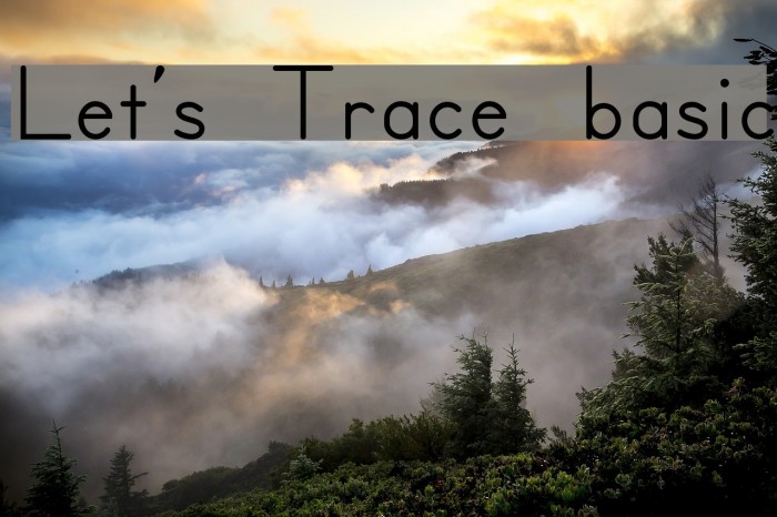 Let's Trace basic لخطوط تنزيل examples
