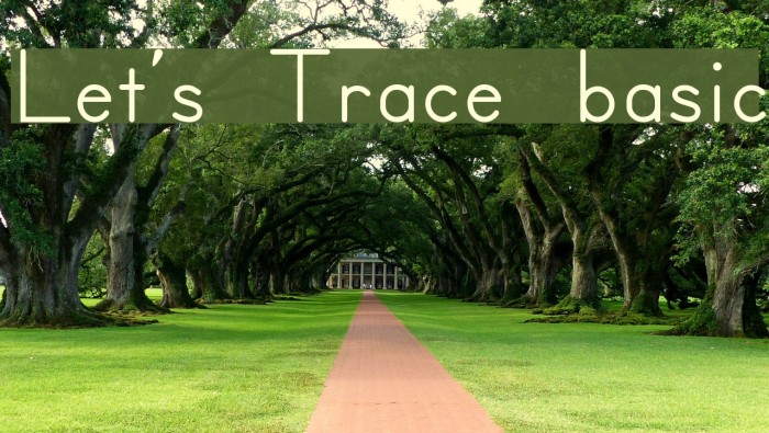 Let's Trace basic لخطوط تنزيل examples