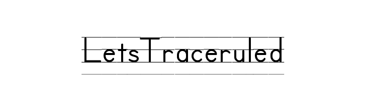Lets Trace ruled  Descarca Fonturi Gratis