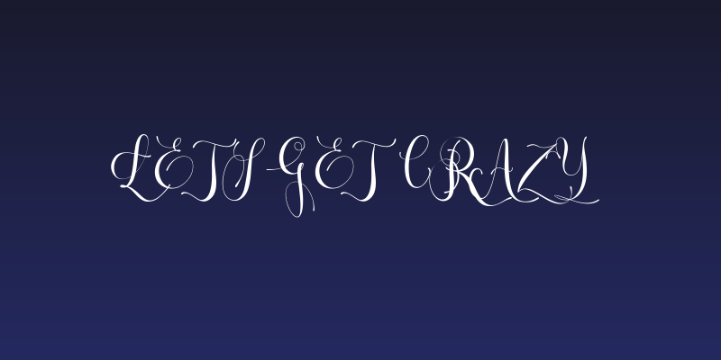 Lets get crazy Social Header