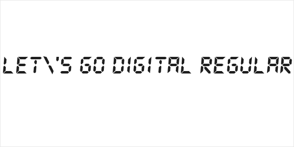 Let's go Digital Regular Logo