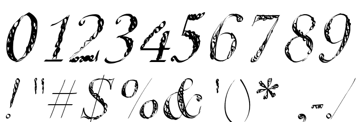 LetsDoBrunch Font OTHER CHARS