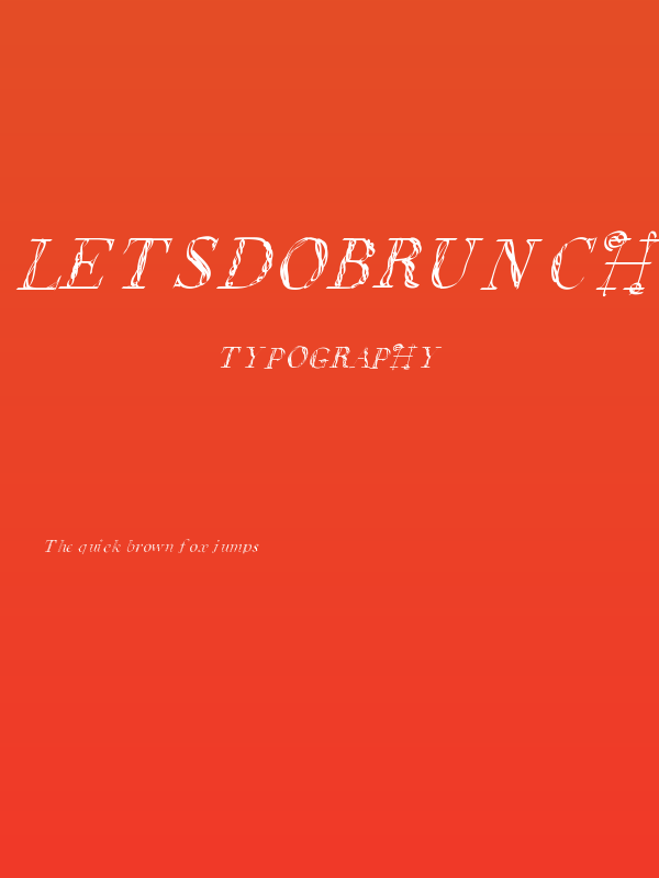 LetsDoBrunch Poster