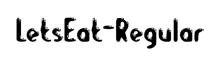 LetsEat-Regular Font