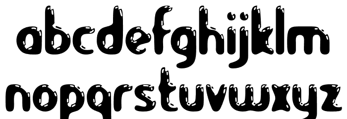 LetsEat-Regular Font LOWERCASE