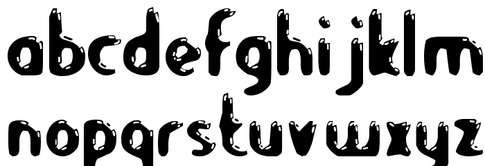 LetsEat-Regular Font LOWERCASE