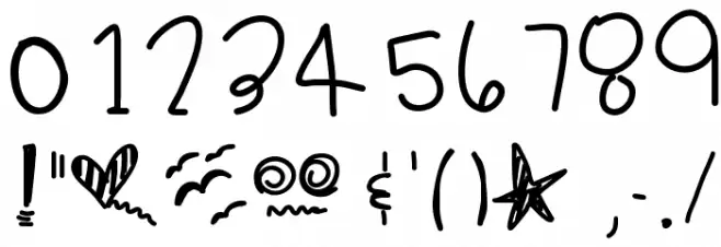 LetsFly Font OTHER CHARS