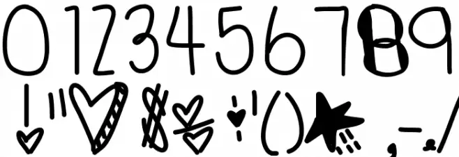 LetsGo Font OTHER CHARS