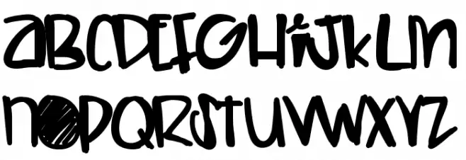 LetsHaveAKiki Schriftart Groß