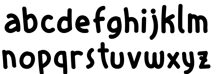 LetsPlay Font LOWERCASE