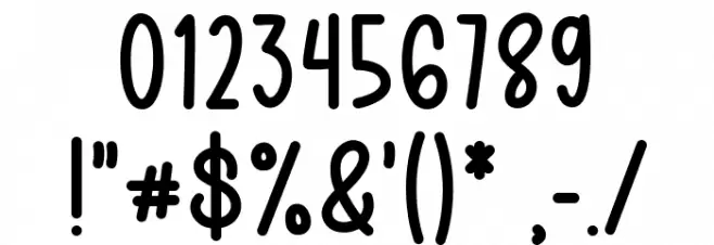 Letsfly 2 Schriftart Anderer Schreiben