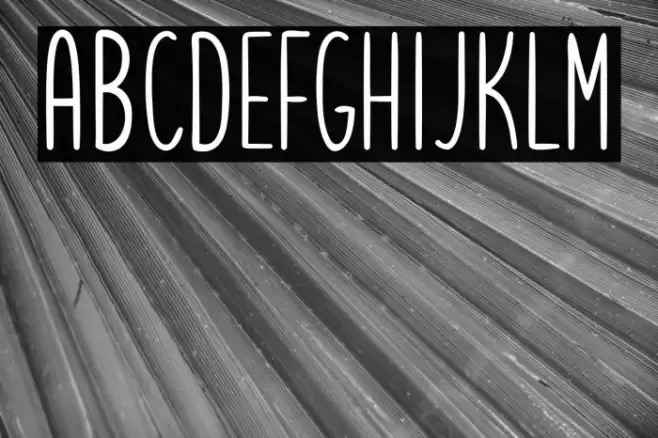 Letsgetcrazysans Font examples