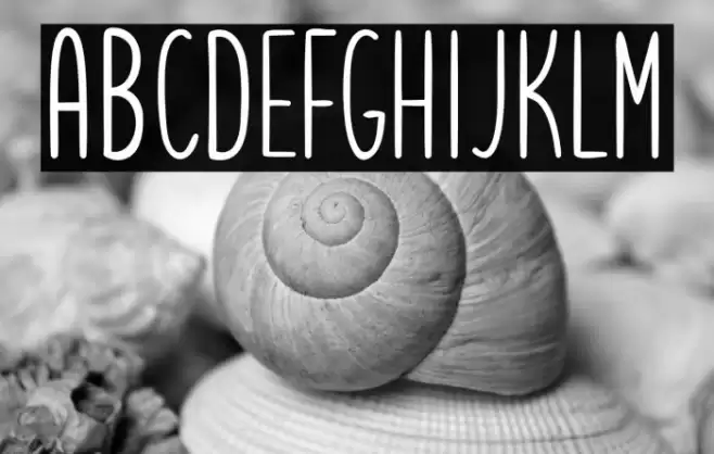 Letsgetcrazysans Font examples