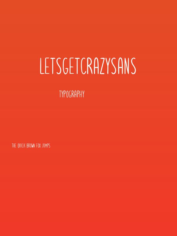 Letsgetcrazysans Poster