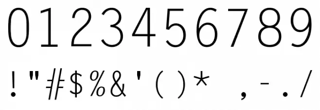 Letter Gothic Std(RUS BY LYAJKA Font OTHER CHARS