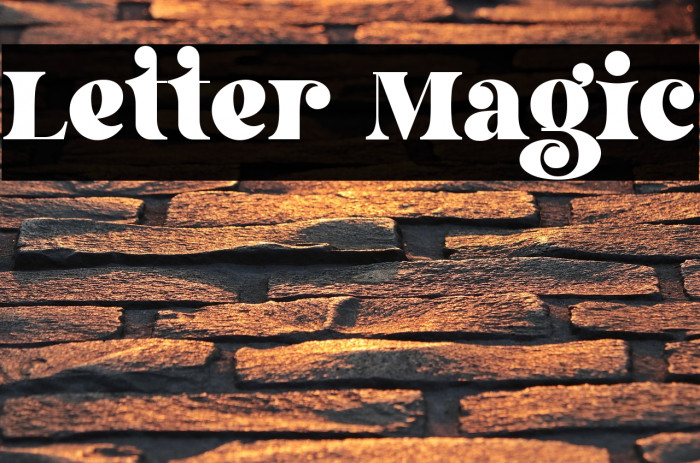 Letter Magic Example 1