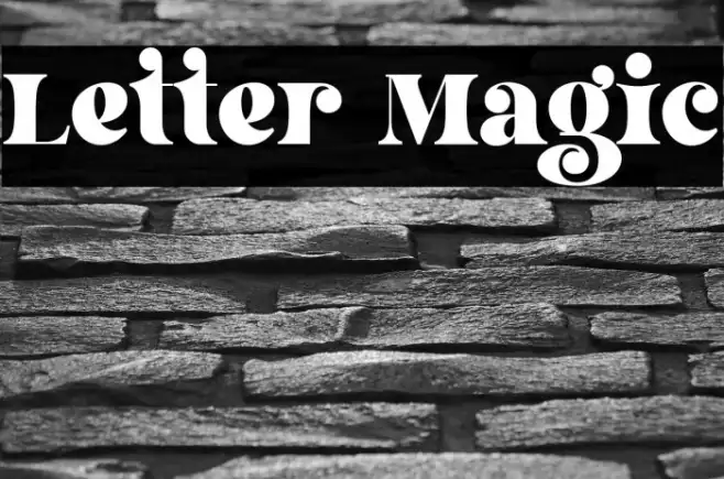 Letter Magic Example 1
