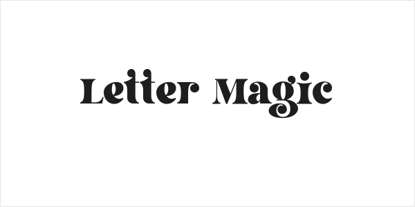 Letter Magic Logo
