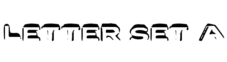 Letter Set A  baixar fontes gratis