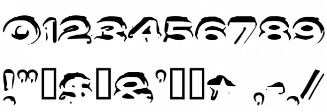 Letter Set A Font OTHER CHARS