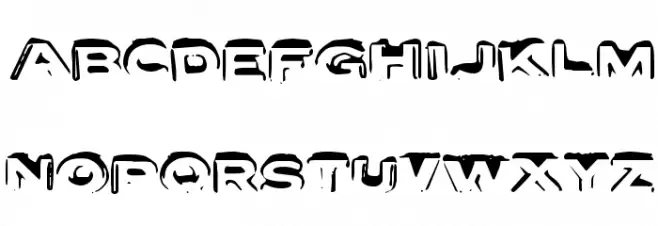 Letter Set A Font UPPERCASE