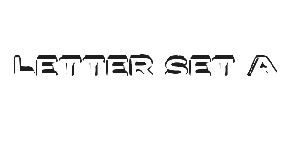 Letter Set A Logo