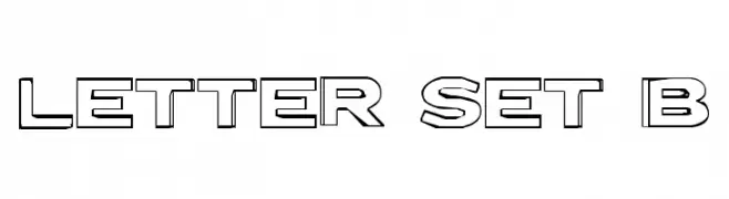 Letter Set B  baixar fontes gratis