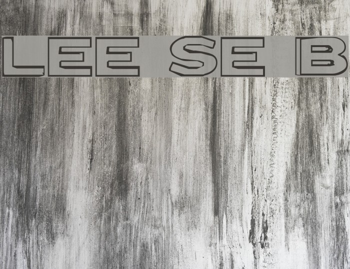 Letter Set B Font examples