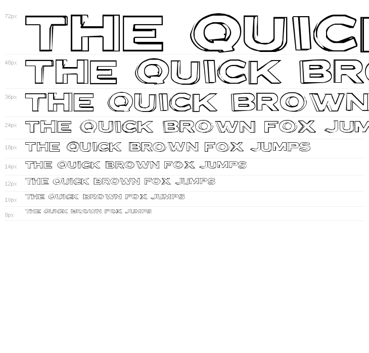 Letter Set B Waterfall