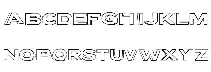 Letter Set B Font LOWERCASE