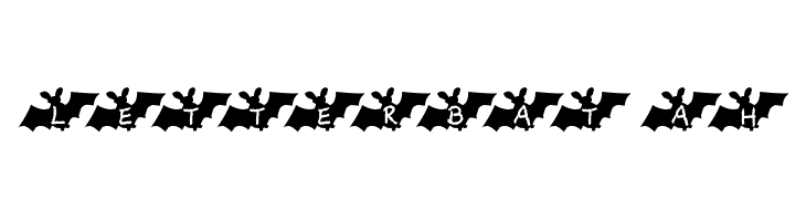 LetterBat AH Font