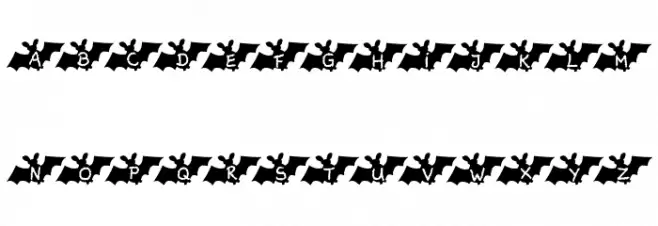 LetterBat AH Caratteri MAIUSCOLE