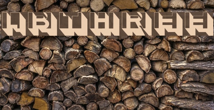 LetterBuildingsTHREE Font examples